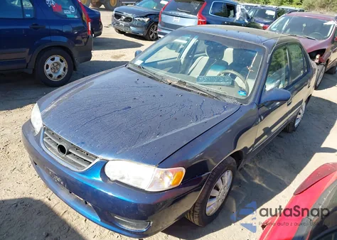 2001 Toyota Corolla Le из США, поврежденный, VIN 2T1BR12E31C498196